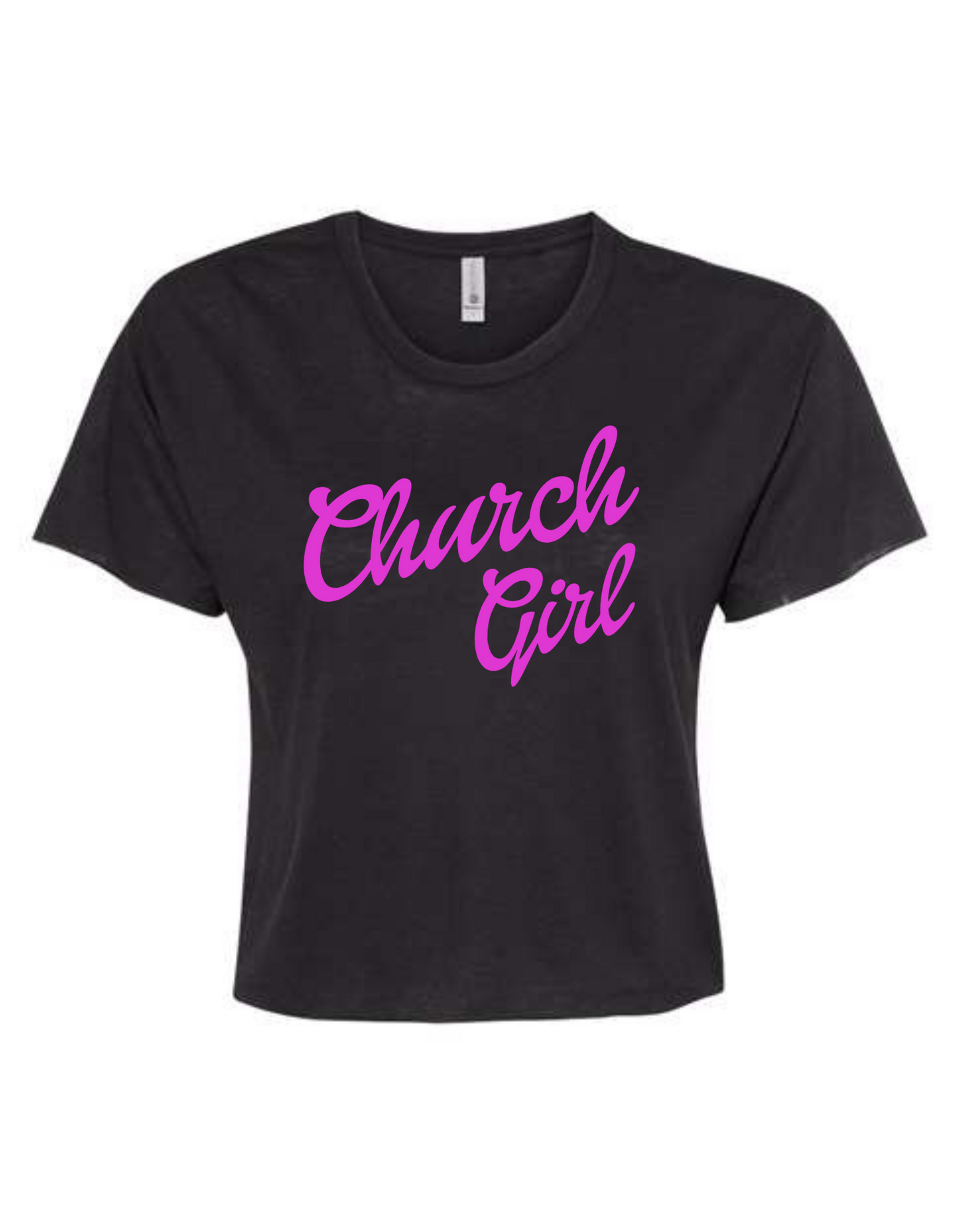 "Church Girl" Cropped T-Shirt