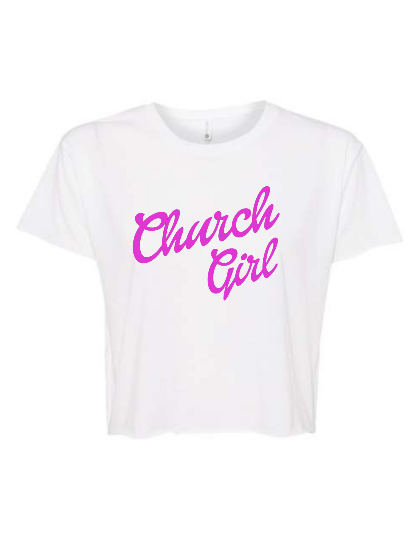 "Church Girl" Cropped T-Shirt