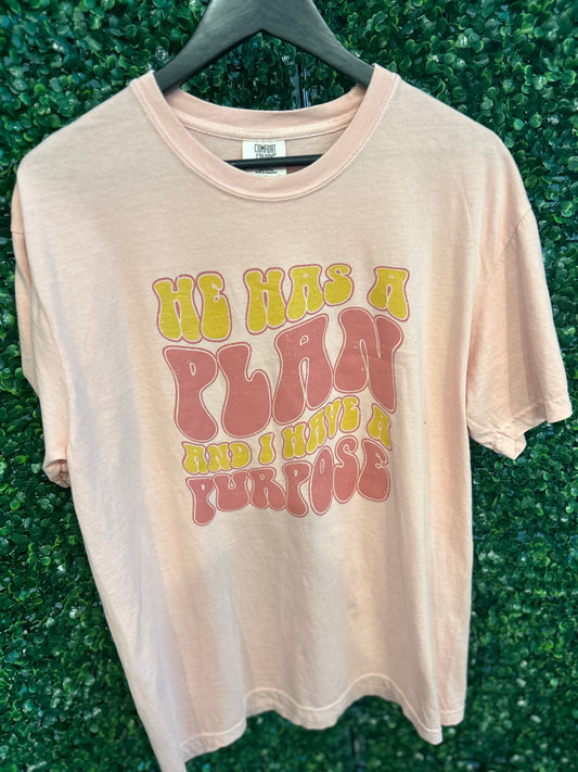 " He Has A Plan" Graphic Tee