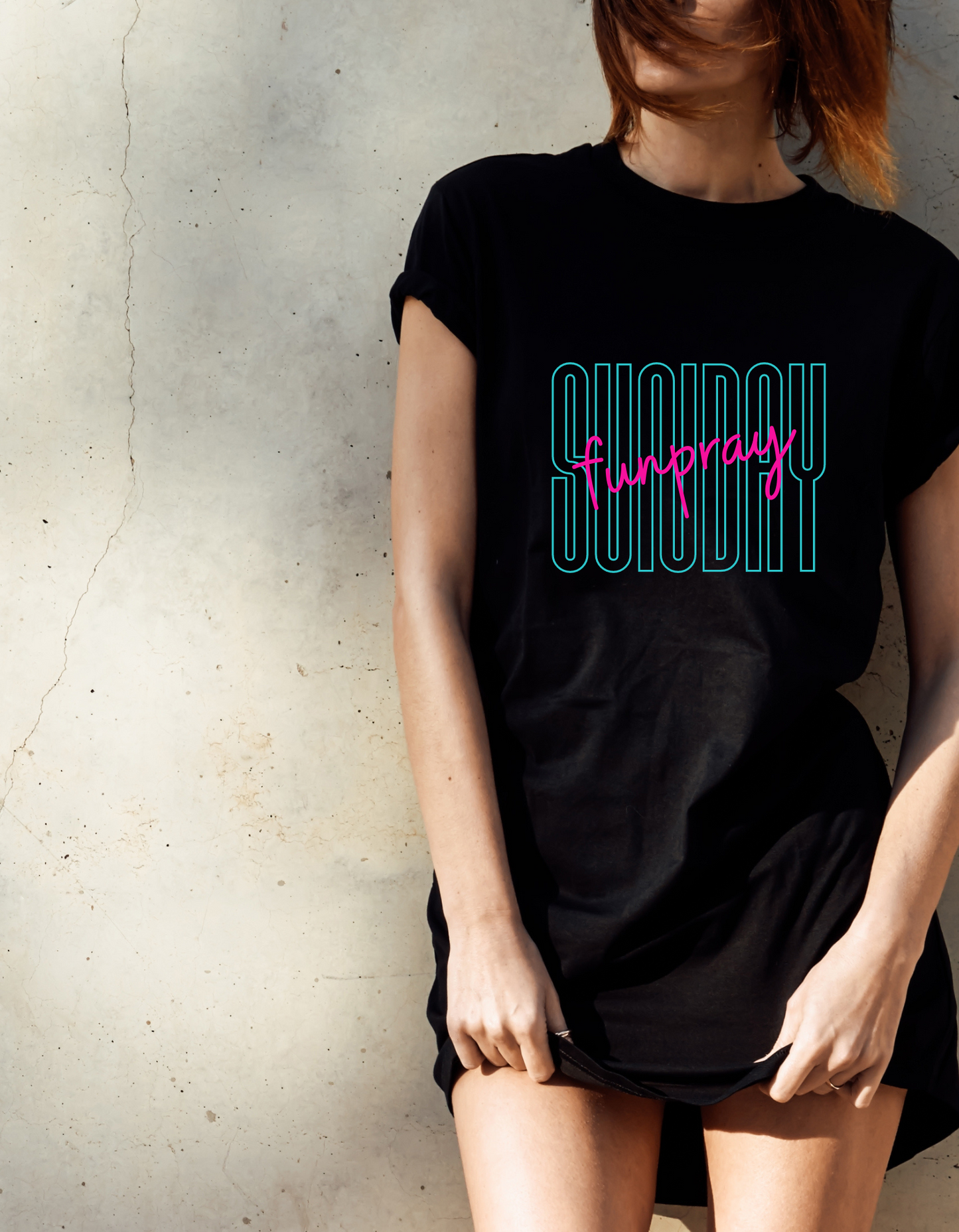 "Sunday Funpray" Retro Graphic Tee