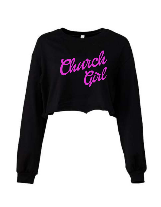 "Church Girl" Cropped T-Shirt