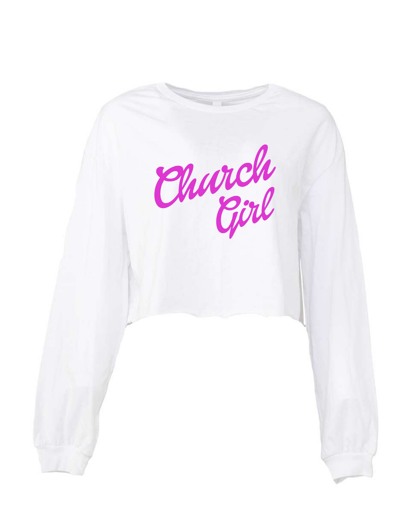 "Church Girl" Cropped T-Shirt
