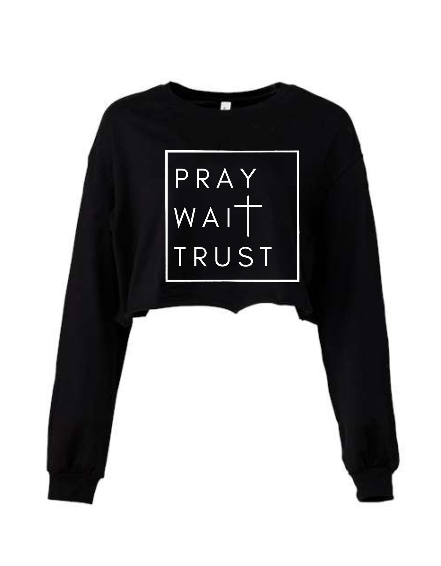 Pray Wait Trust T Shirt Christian T Shirt Religious T Shirt Faith Based Shirt Worship shirt Jesus Shirt